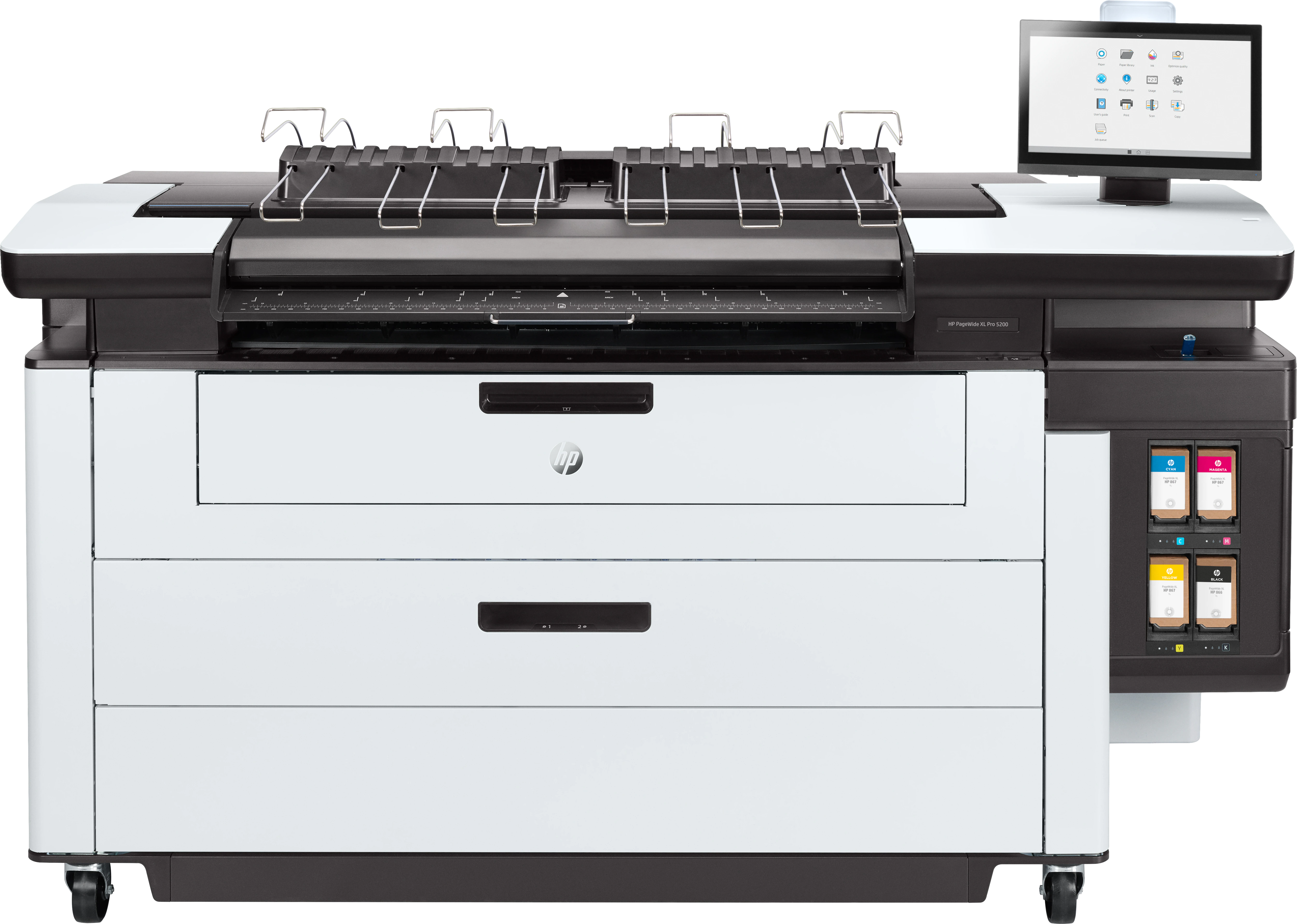 Замена ремня каретки HP PageWide XL 5200